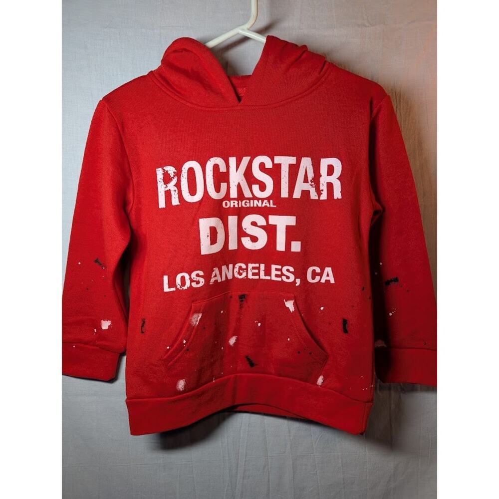 NWT Boys Rockstar Original Red Hoodie size 10